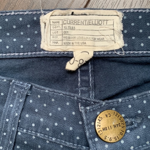 CURRENT ELLIOTT polka dot jeans - Picture 2 of 12